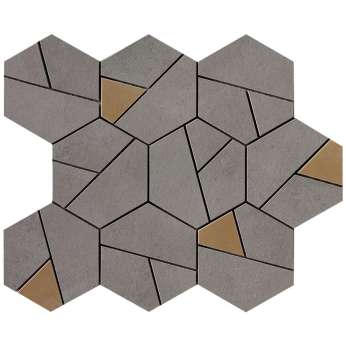 Smoke Mosaico Hex Yellow