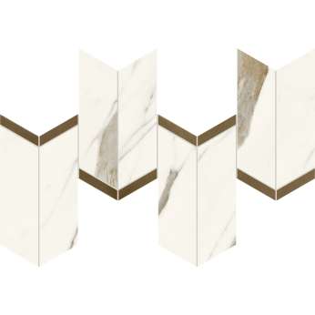 Calacatta Sublime Mosaico Chevron