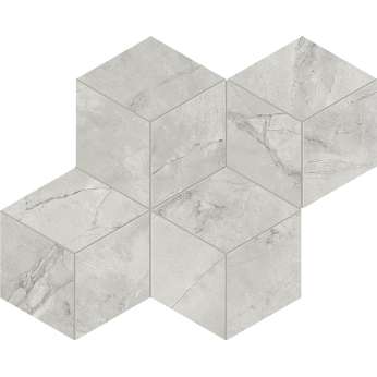 Grey Cloud Mosaico Esagono