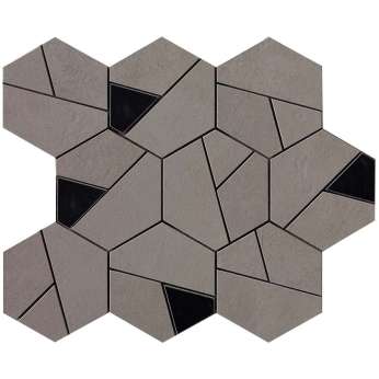 Smoke Mosaico Hex Black